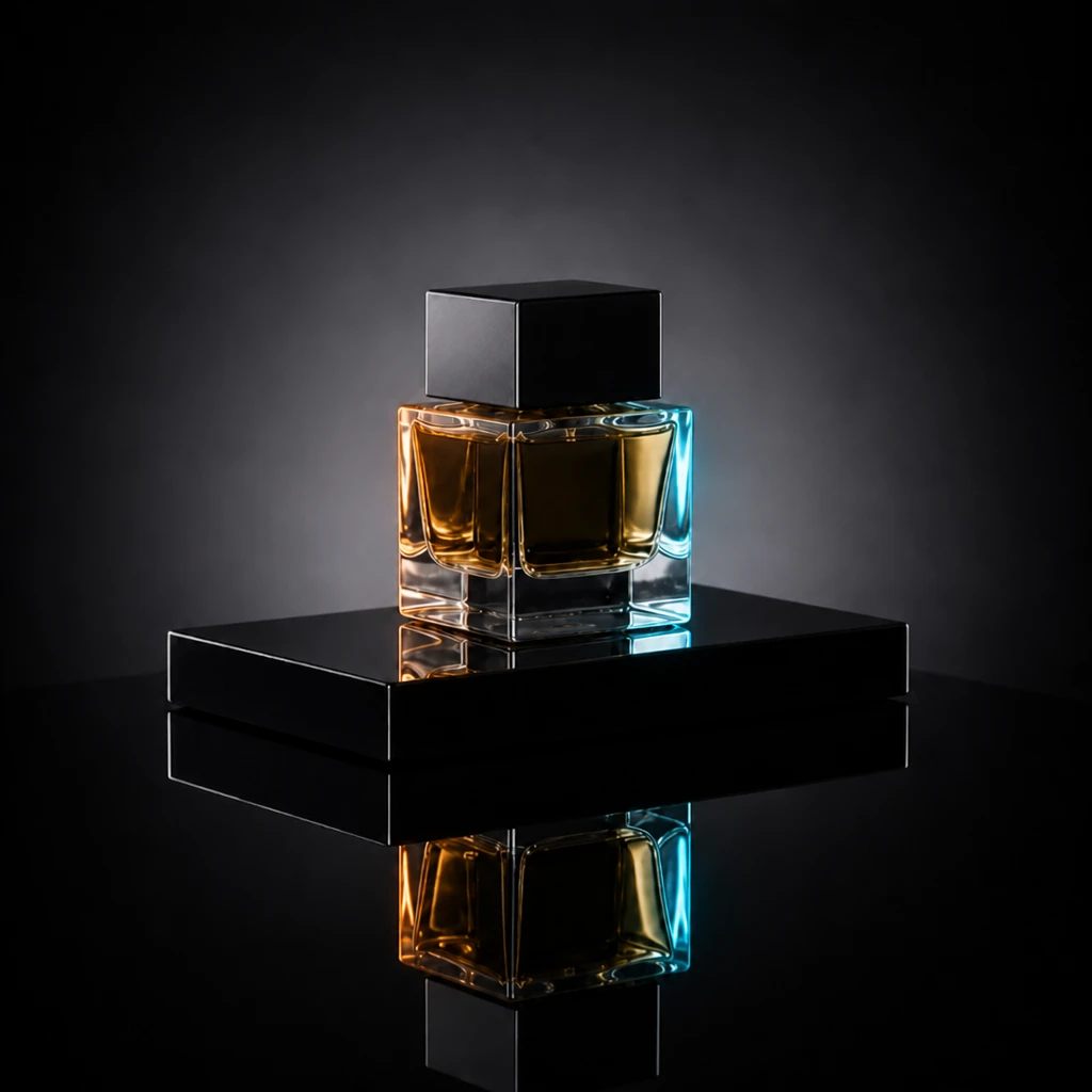 Product bottle — Color Rim Accent variation of Acrylic Base Product Reflection.