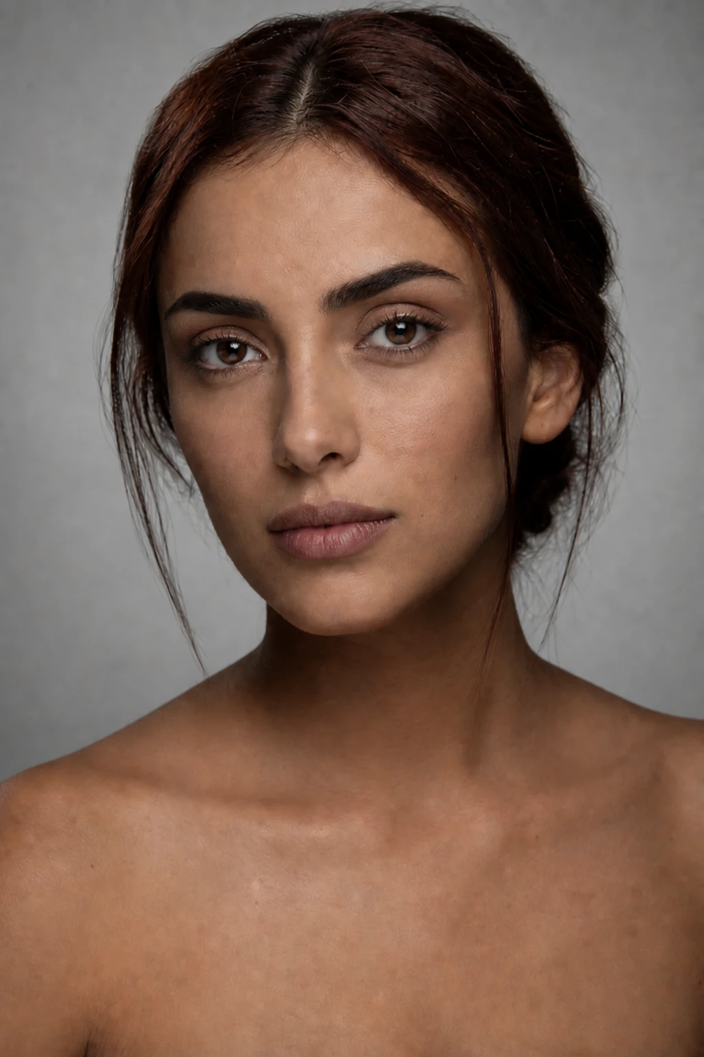 Portrait subject — Lower Fill Off — Butterfly variation of Clamshell Beauty.