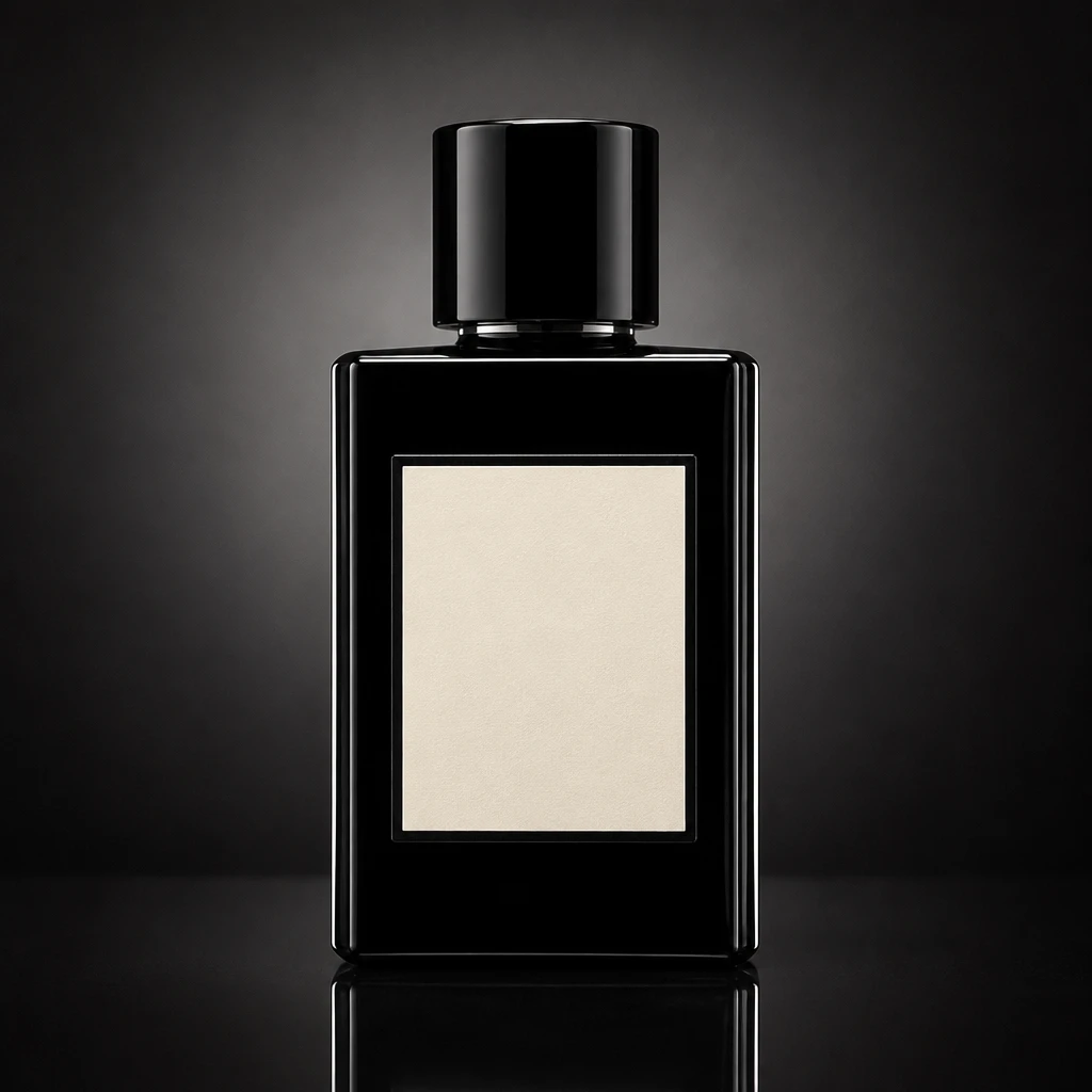 Product bottle — Four-Light Flagged Product Hero lighting setup.