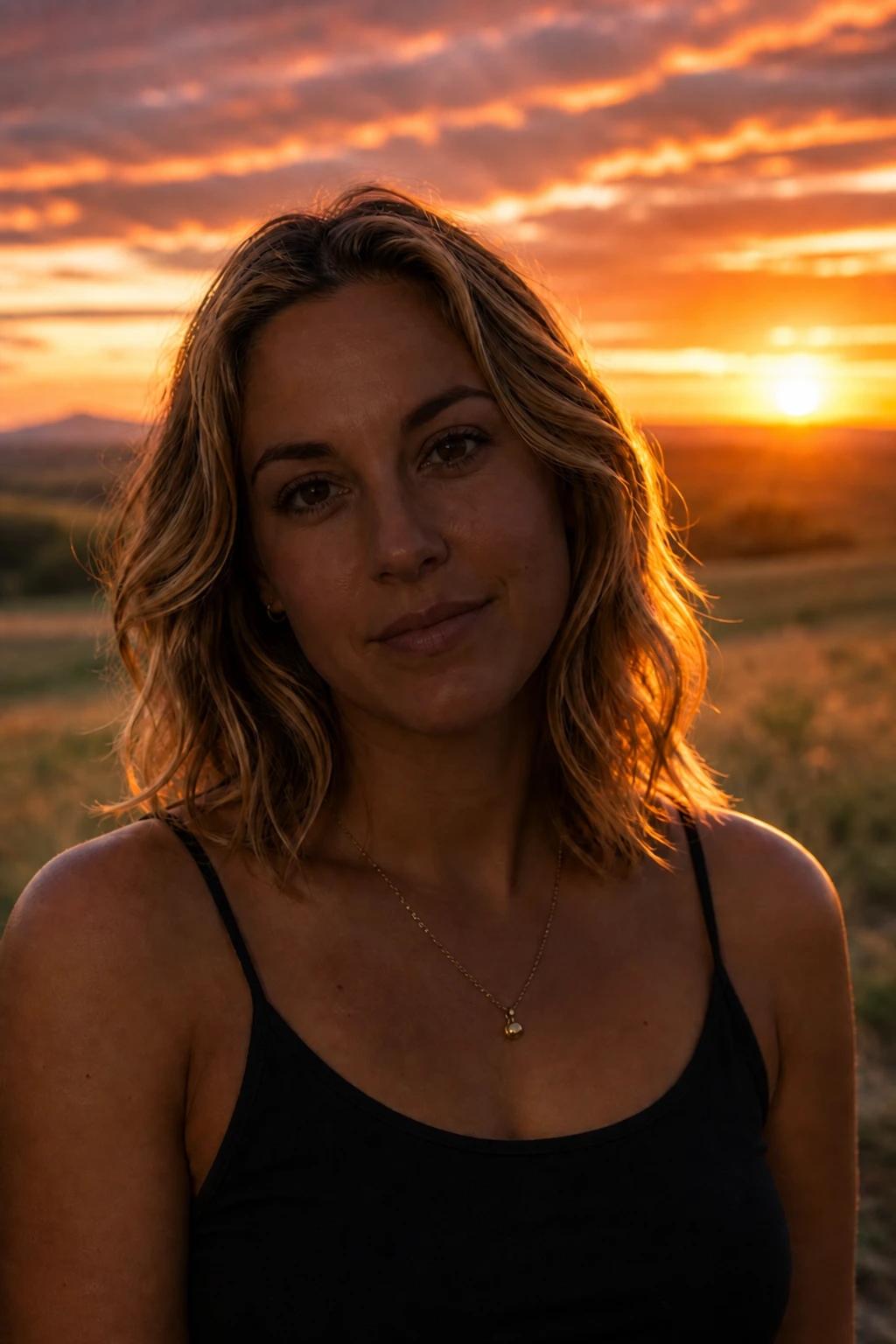 Portrait subject — Ambient Sky Only variation of High-Speed Sync Sunset Portrait.