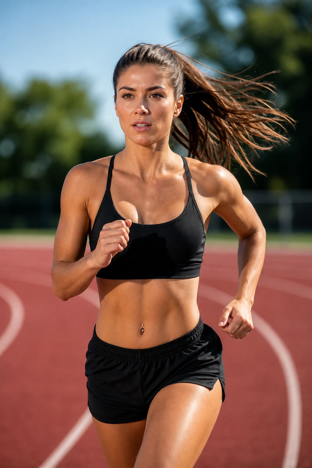 Athlete — HSS Hard-Sun Action Portrait lighting setup.
