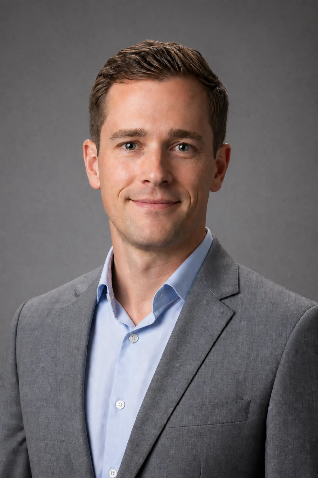 Portrait subject — Farther More Shape variation of Octabox Corporate Headshot.