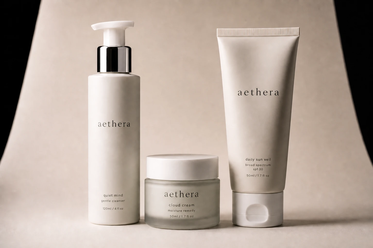 Skincare products — Black Card Tighter variation of Octabox Soft Key Skincare Product.