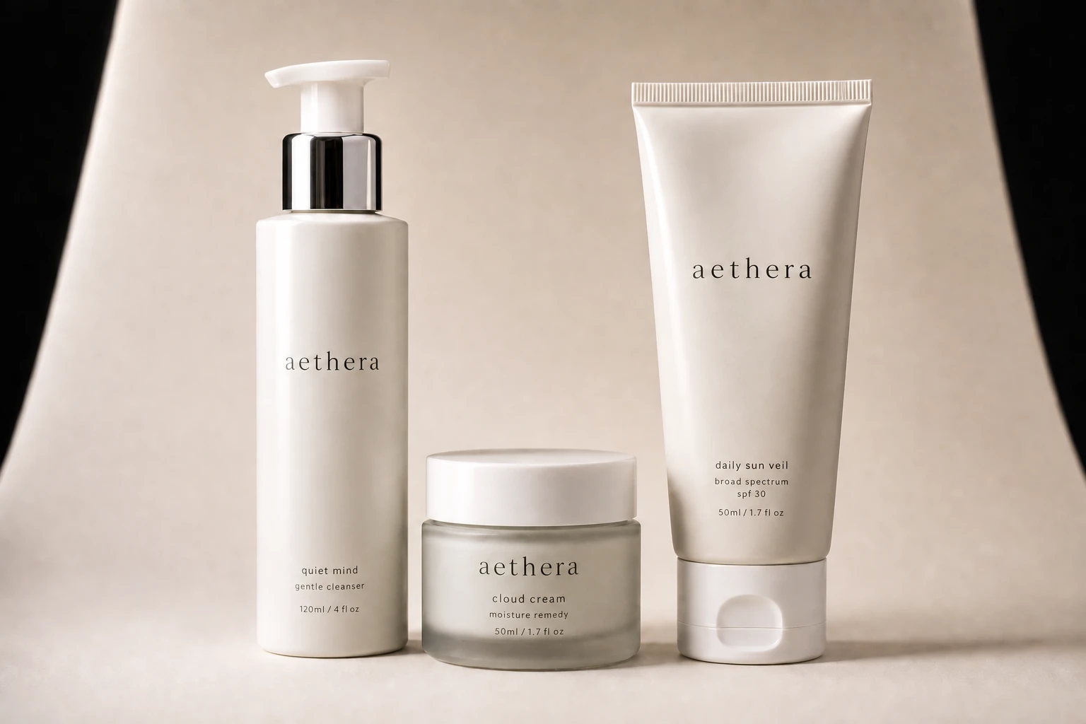 Raise the octabox steeper overhead for a longer highlight stripe and more cap separation from the body label Skincare products — Top Key Steeper variation of Octabox Soft Key Skincare Product.