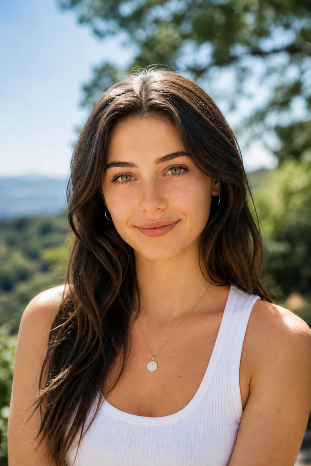 Portrait subject — Beauty Reflector Fill variation of Overhead Scrim Daylight Portrait.