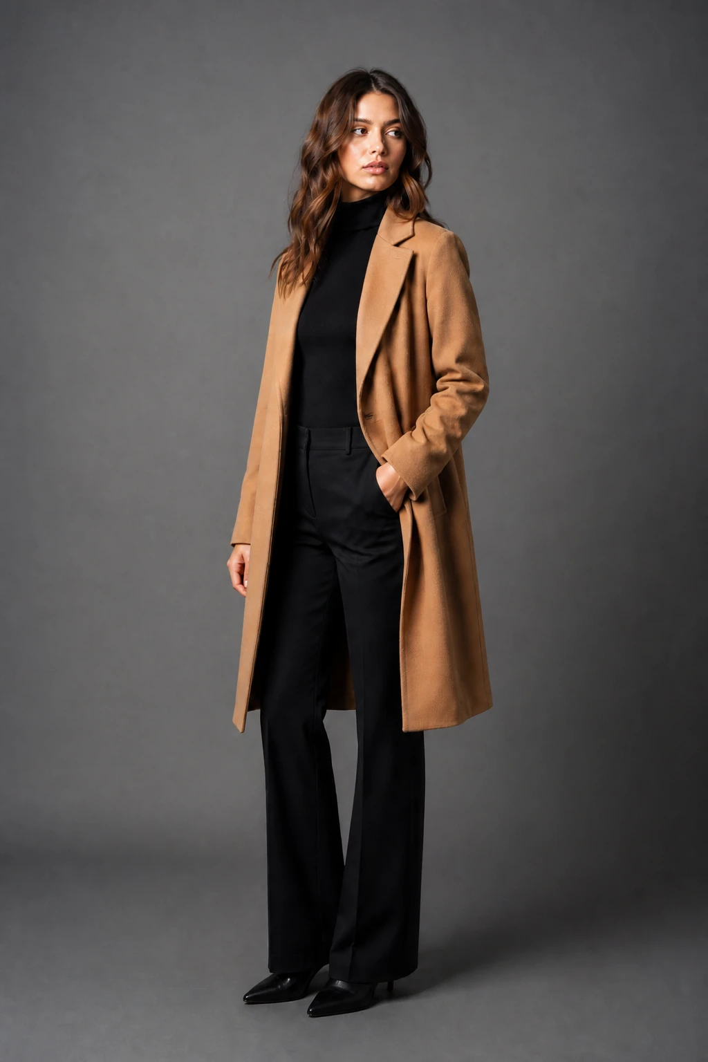 Fashion model — Octabox Compare Frame variation of Parabolic Full-Length Fashion.