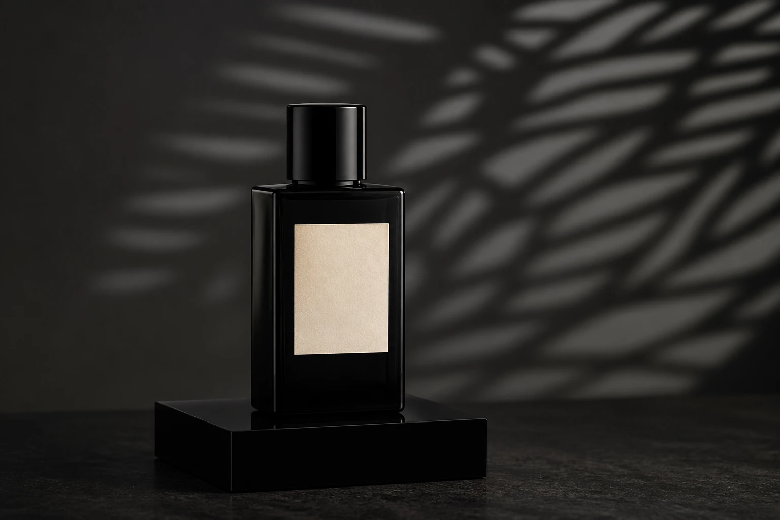 Perfume bottle — Projector Texture Product Background lighting setup.
