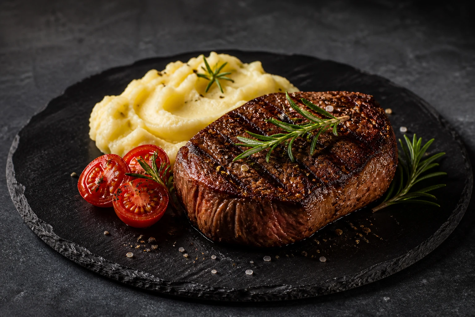 Plated dish — Side Flagged Food Texture Hero lighting setup.