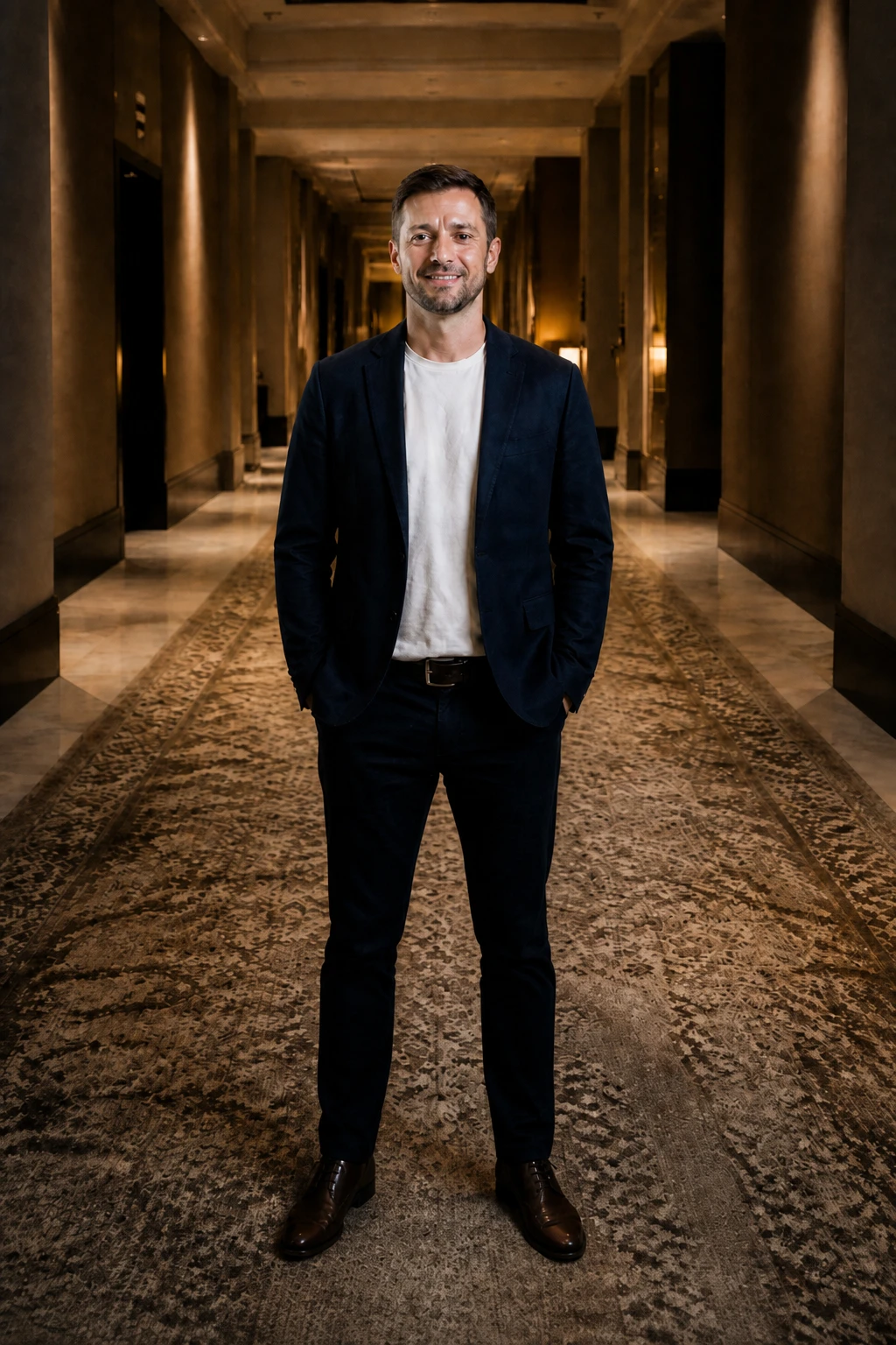 Portrait subject — Reflector Fill variation of Speedlight Wall Bounce Corridor Portrait.