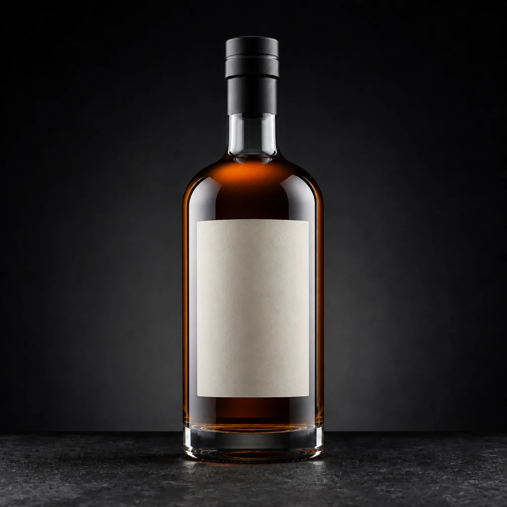 Add diffusion or move the strips back for wider, softer edge transitions Product bottle — Softer Strip Falloff variation of Stripbox Edge Bottle Product.