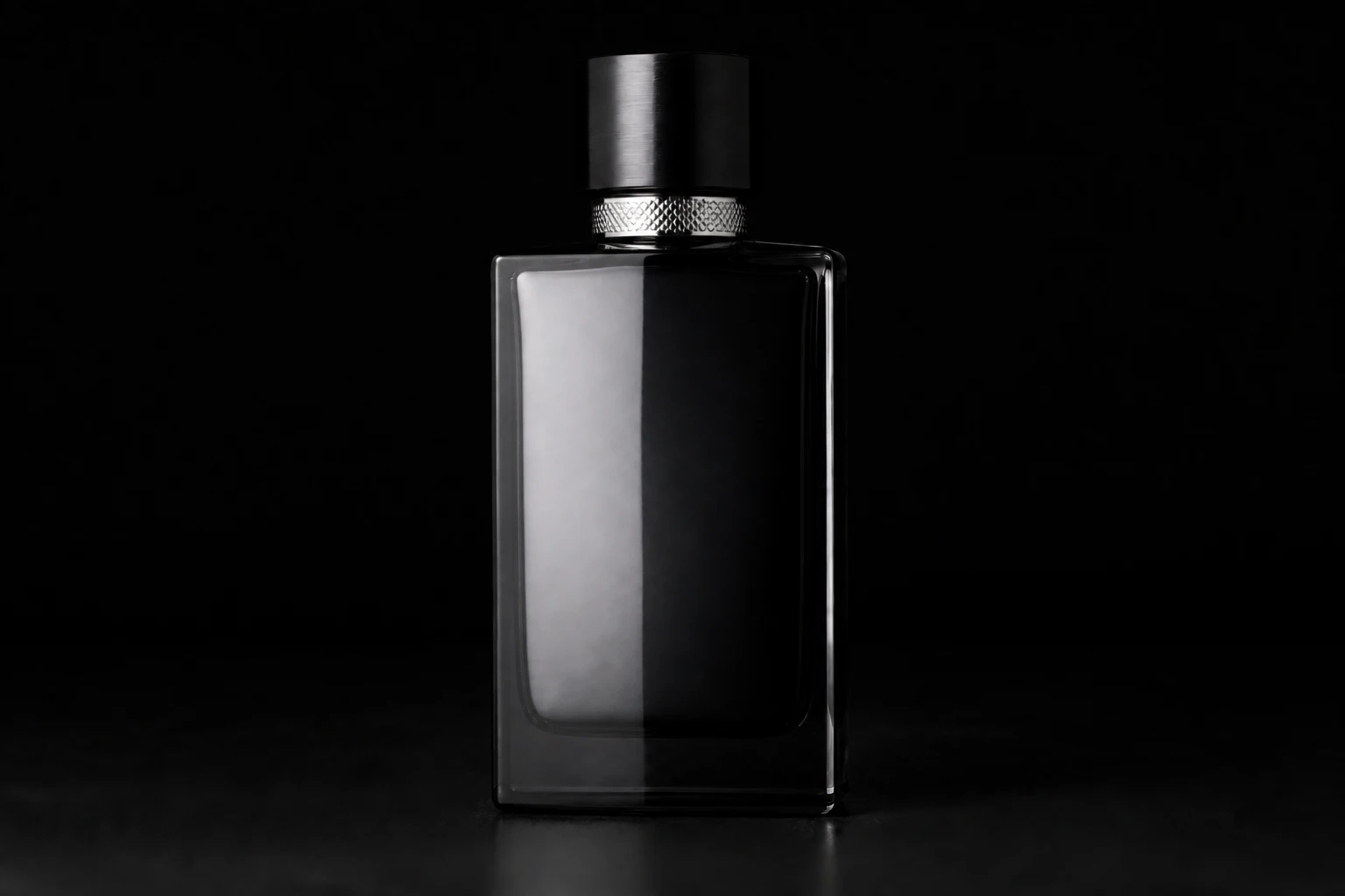 Perfume bottle — Dark & Moody variation of Three-Light Product Hero.