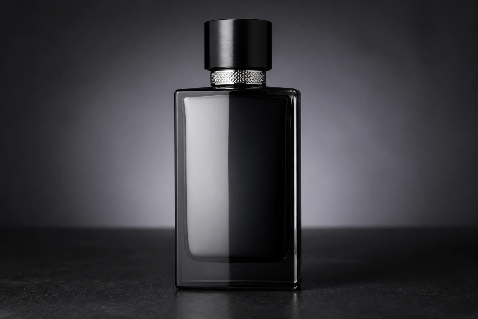 Perfume bottle — Three-Light Product Hero lighting setup.