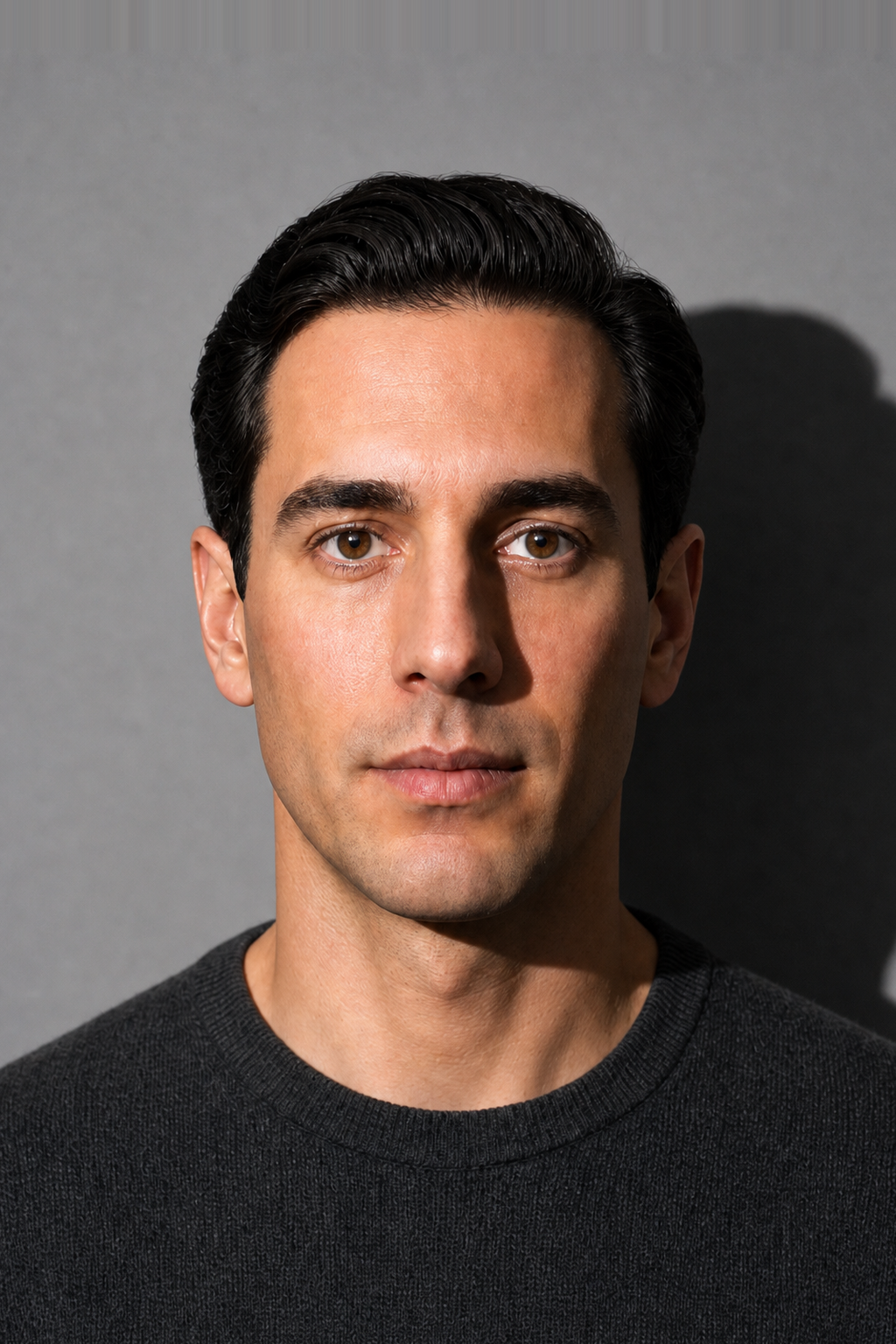 Portrait lit by a Bare speedlight (direct) — 3° source