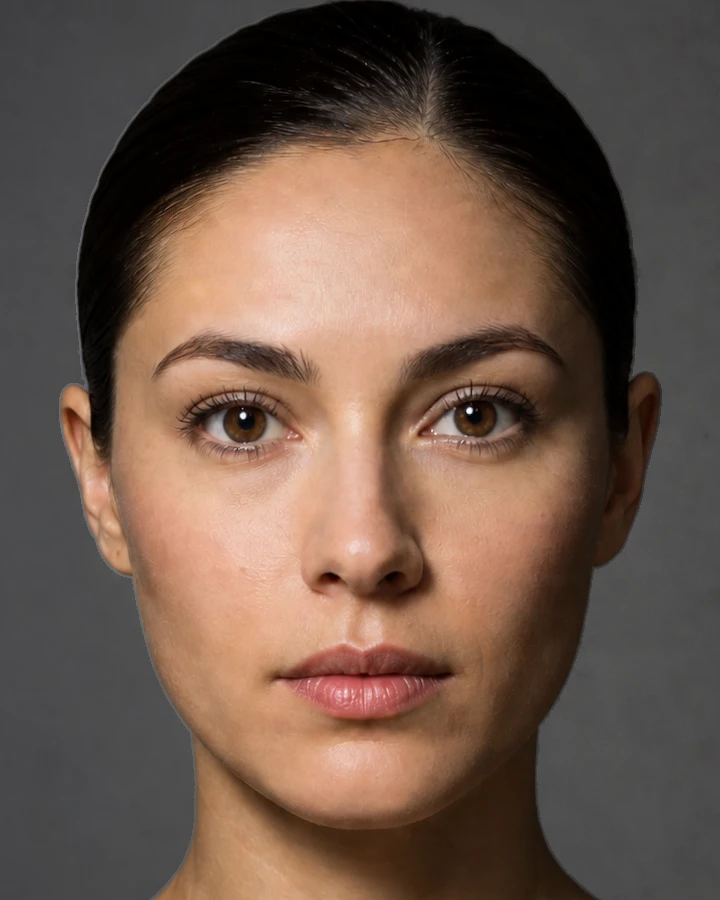 Naming the pattern — a lit face, cropped close: frame 1 of 3